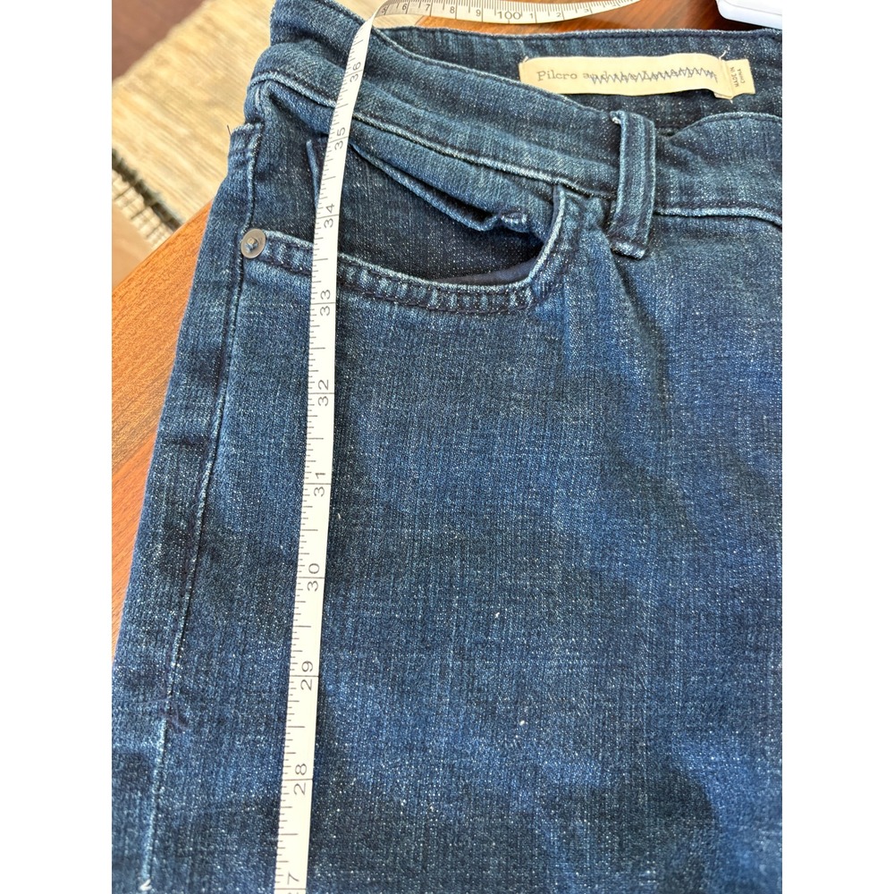 Pilcro and the Letterpress Slim Boyfriend Jeans Dark Wash Blue Denim Size 25 NWT - Picture 6 of 8